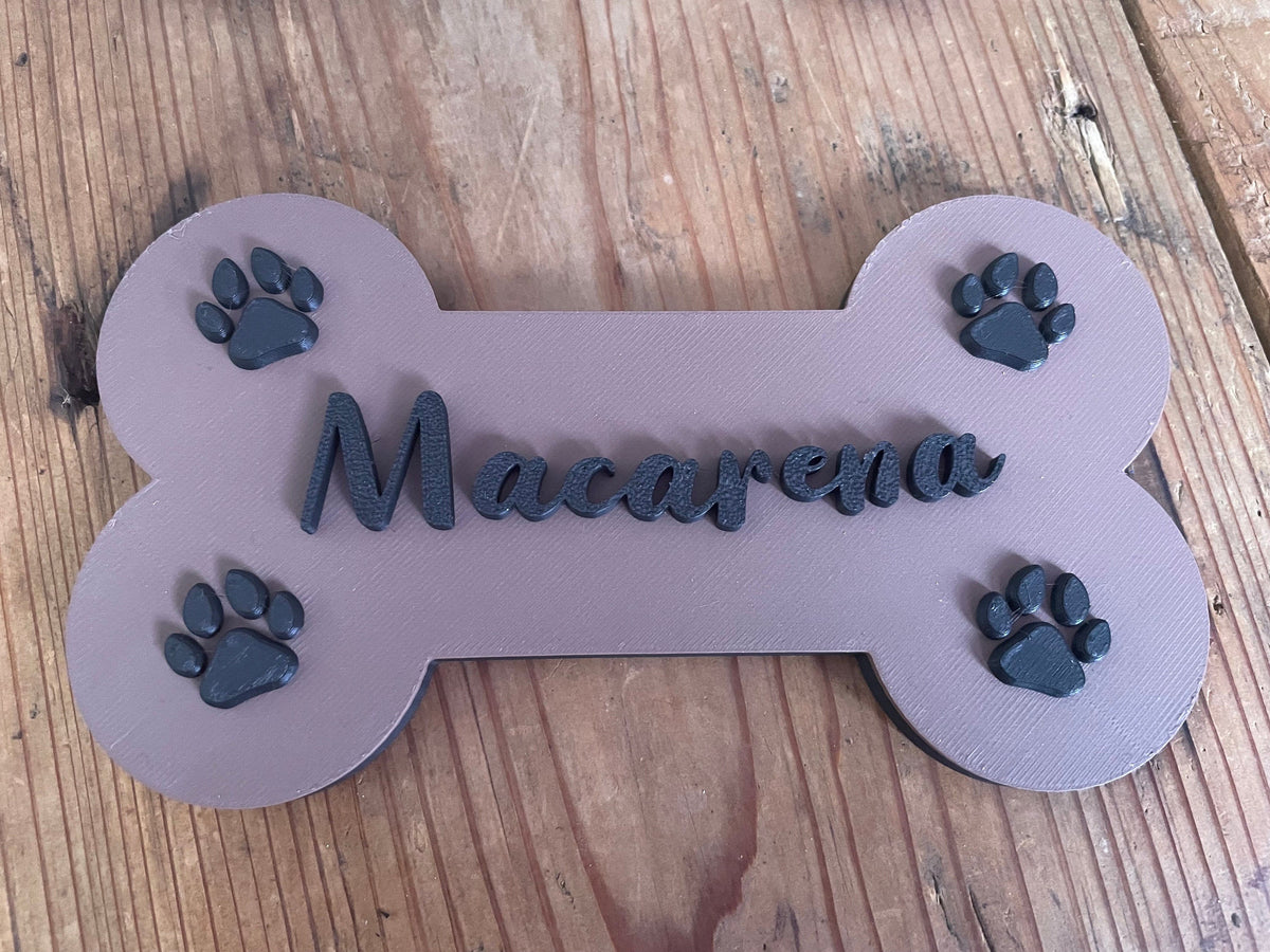 Personalized Dog Name Sign | Custom Pet Name Wall Decor | Dog Room Sign | Puppy Name Plaque | Dog Lover Gift | Custom Dog Decor