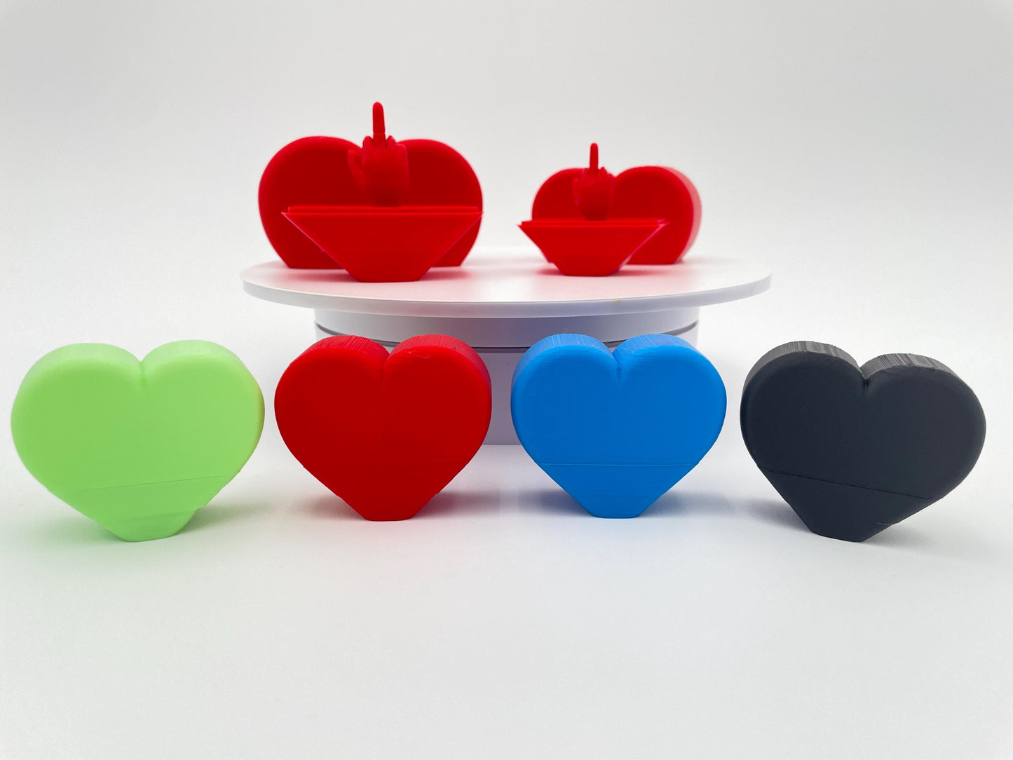 Heart Middle Finger Gag Gift | Valentine's Day Present | Gifts For Him | Gifts For Her | Personalized | Custom | Funny Gift |