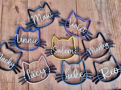 Personalized Cat Name Sign | Custom Pet Wall Decor
