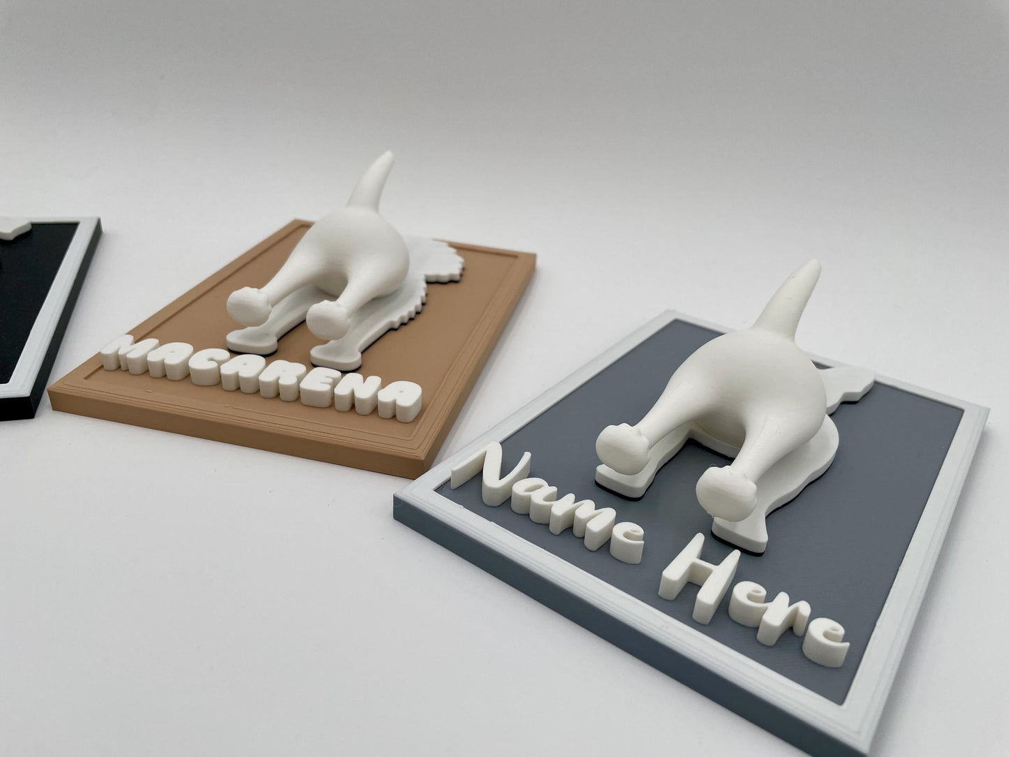 Personalized Dog Leash Holder | Custom Pet Breed Wall Decor