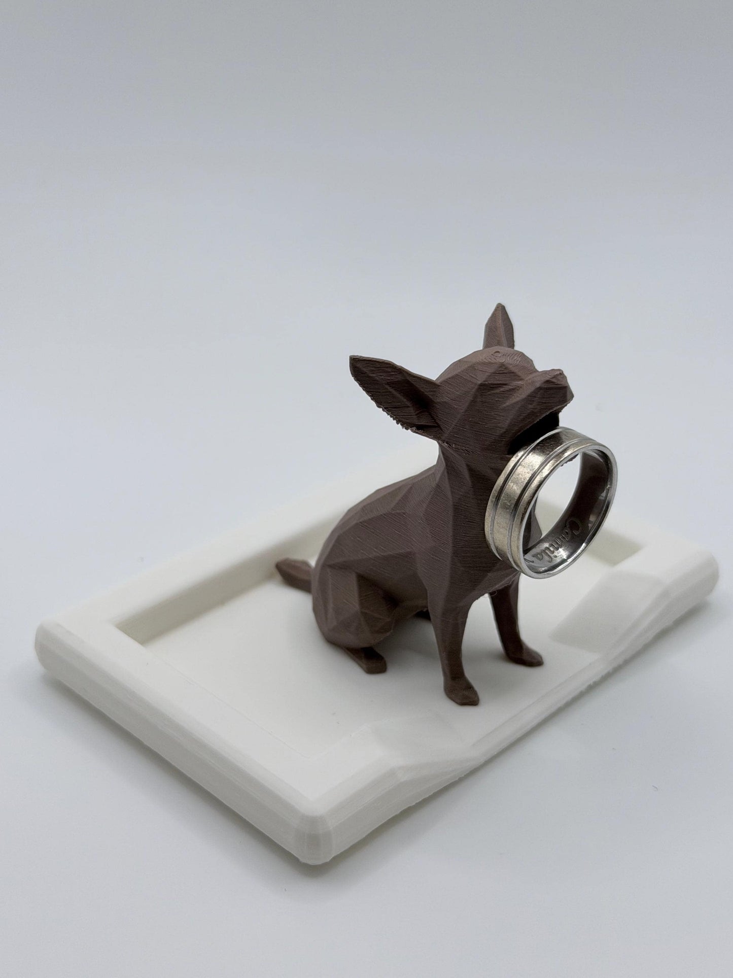 Personalized Chihuahua Ring Holder, Dog Lover Gift