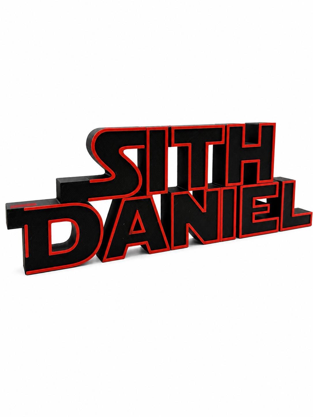 Custom Sci-Fi Space Name Sign | Personalized Desk Decor