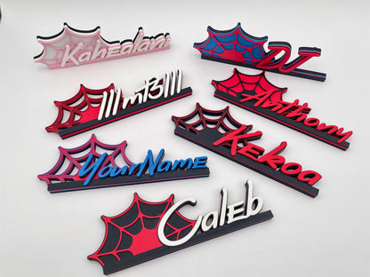 Custom Superhero Name Plate, Personalized Kids Room Decor