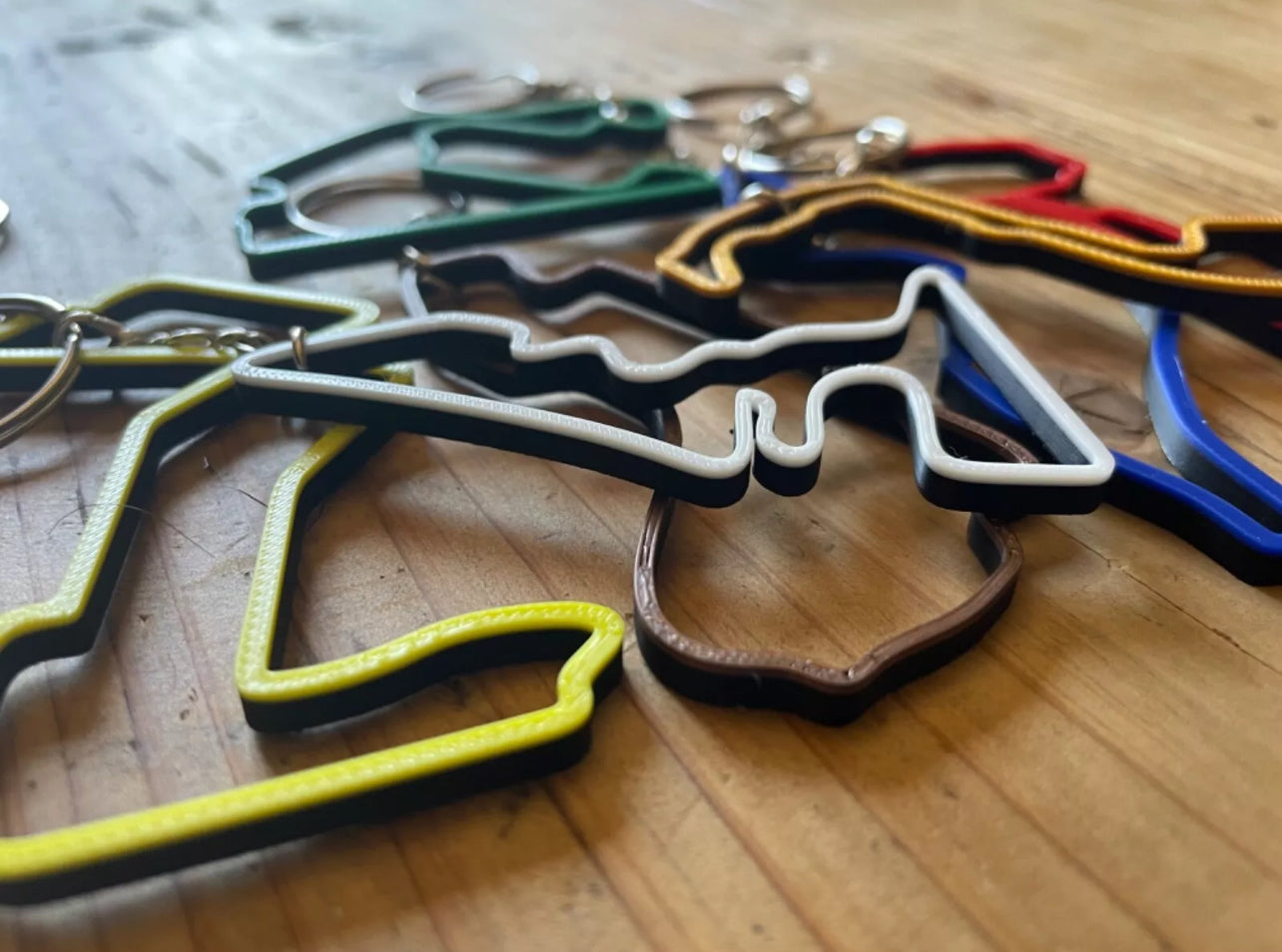 Formula 1 Track Keychain