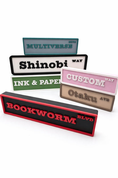 Personalized Bookshelf Sign, Custom Book Lover Plaque, Bookish Decor, Reader Gift