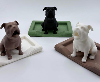 English Bulldog Ring Holder | 3D Printed Dog Lover Gift