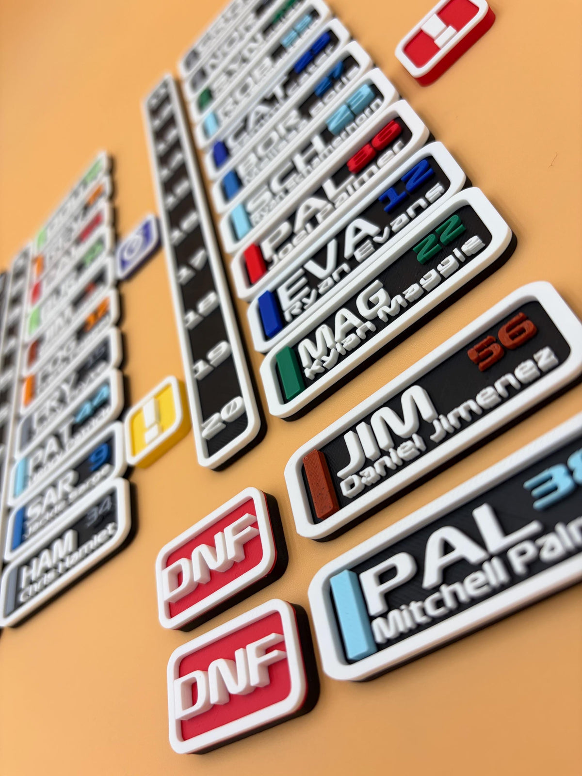 Motorsport Driver Grid Fridge Magnet | Gifts | Racing | Personalized Racing Accessory | Custom Race Gift | Sport Decor | Gamer