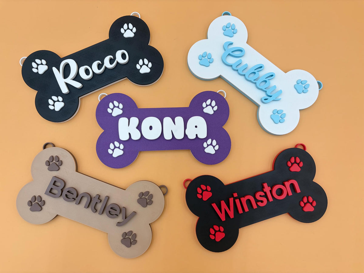 Personalized Dog Crate Sign | Custom Pet Name Wall Decor | Dog Room Sign | Puppy Name Plaque | Dog Lover Gift | Custom Dog Decor