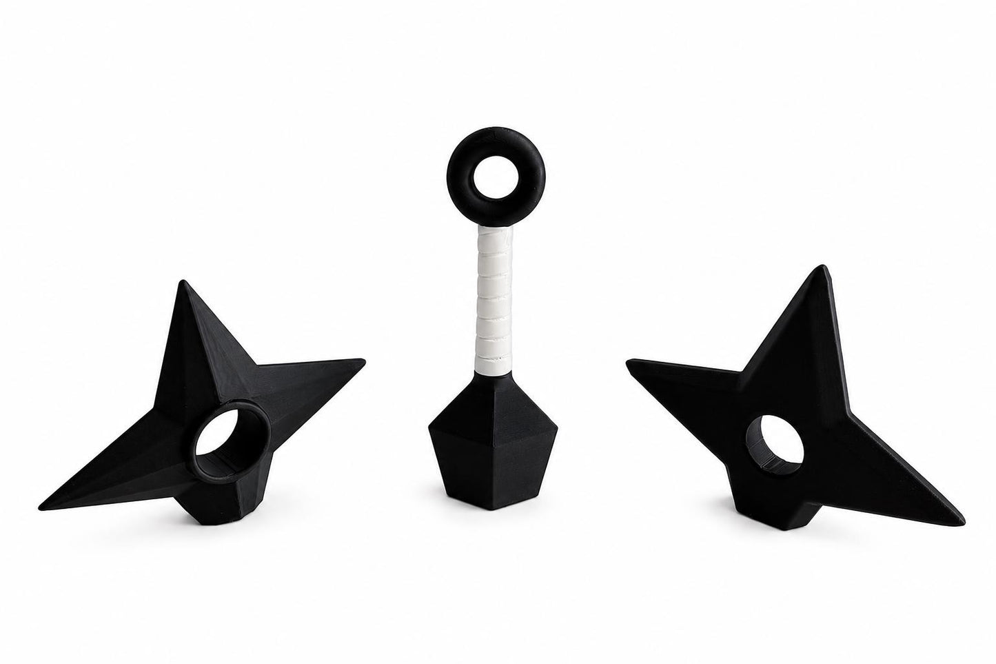 Ninja Fridge Magnets Set | 3D Printed Shuriken & Kunai Magnets | Anime Inspired Kitchen Magnets | Locker Magnets | Ninja Gift | Refrigerator