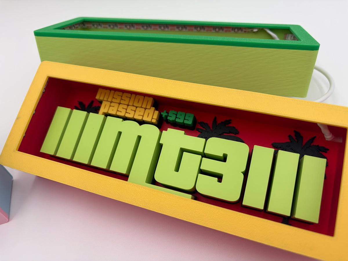 Custom Gaming Lightbox | Personalized Desk Decor