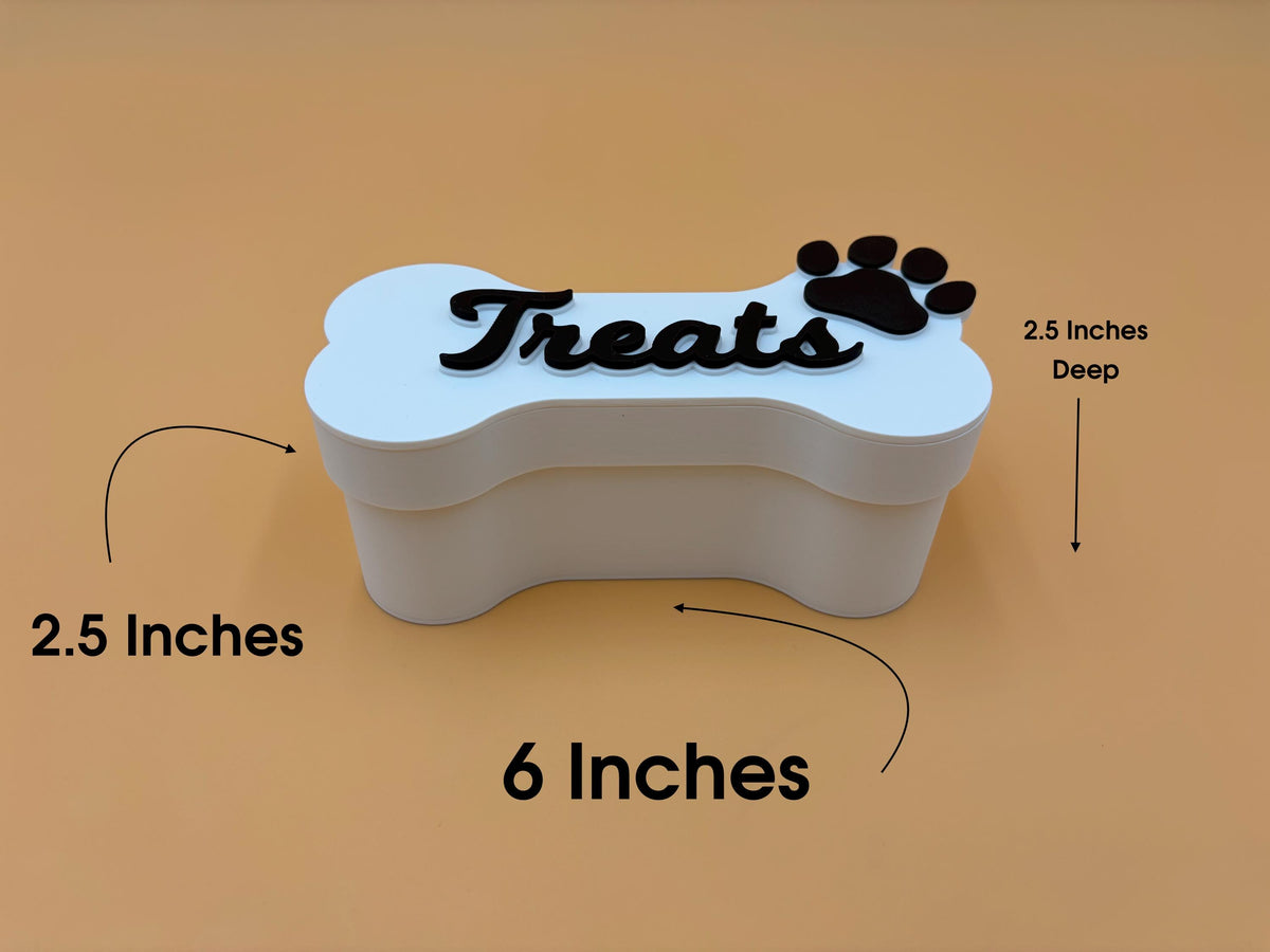 Personalized Dog Treat Container | Custom Name | Food Sign | Doggie Treat Organizer | Personalized | Pet Gifts | Gift | Mom | Pup |