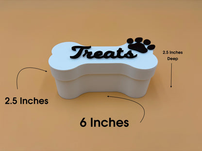 Personalized Dog Treat Container | Custom Name | Food Sign | Doggie Treat Organizer | Personalized | Pet Gifts | Gift | Mom | Pup |