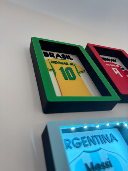 Personalized Soccer Jersey Lightbox | Custom Team Gift