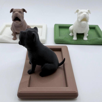 English Bulldog Ring Holder | 3D Printed Dog Lover Gift