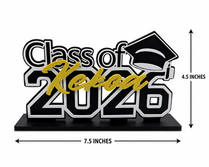 Personalized Class of 2026 Graduation Sign | Grad Party Decor