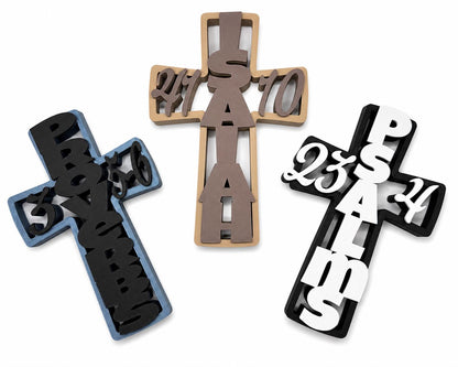 Custom Bible Verse Cross, Personalized Christian Wall Decor, Scripture Cross, Religious Gift, Faith Wall Art, Custom Christian Gift