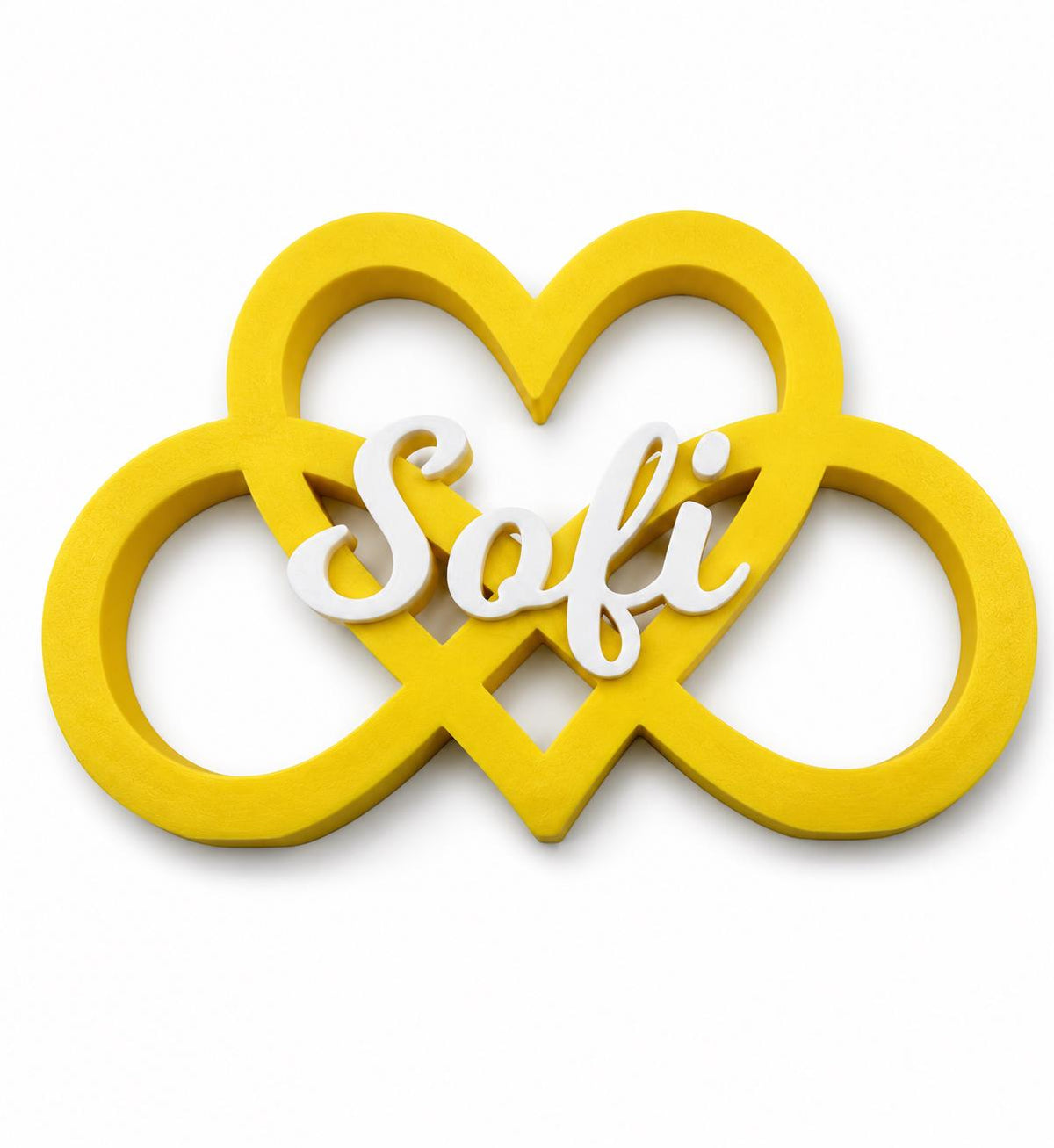 Personalized Infinity Heart Fridge Magnet, Custom Name Magnet, Personalized Refrigerator Decor, Family Gift, Couple Gift, 3D Printed Magnet