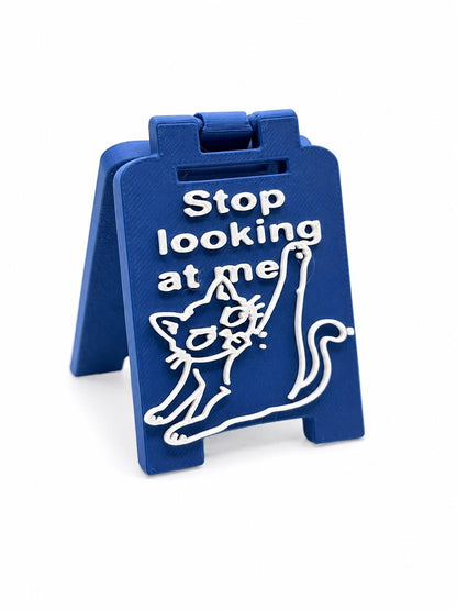 Funny Pet Warning Sign | Cat & Dog Desk Decor