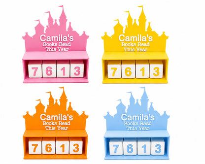Fantasy Castle Books Read Tracker | BookTok Shelf Decor