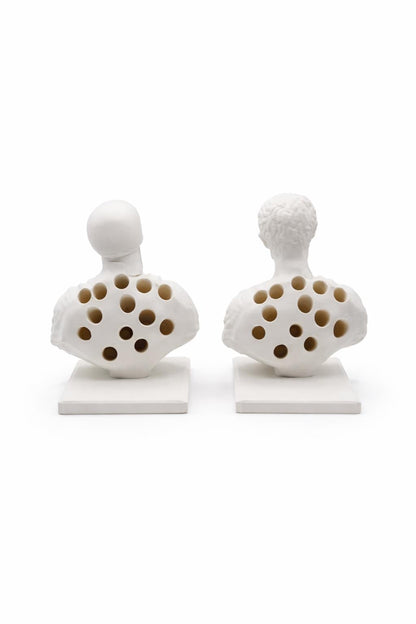 Roman Bust Pen Holder | Elegant Desk Organizer Gift for Him