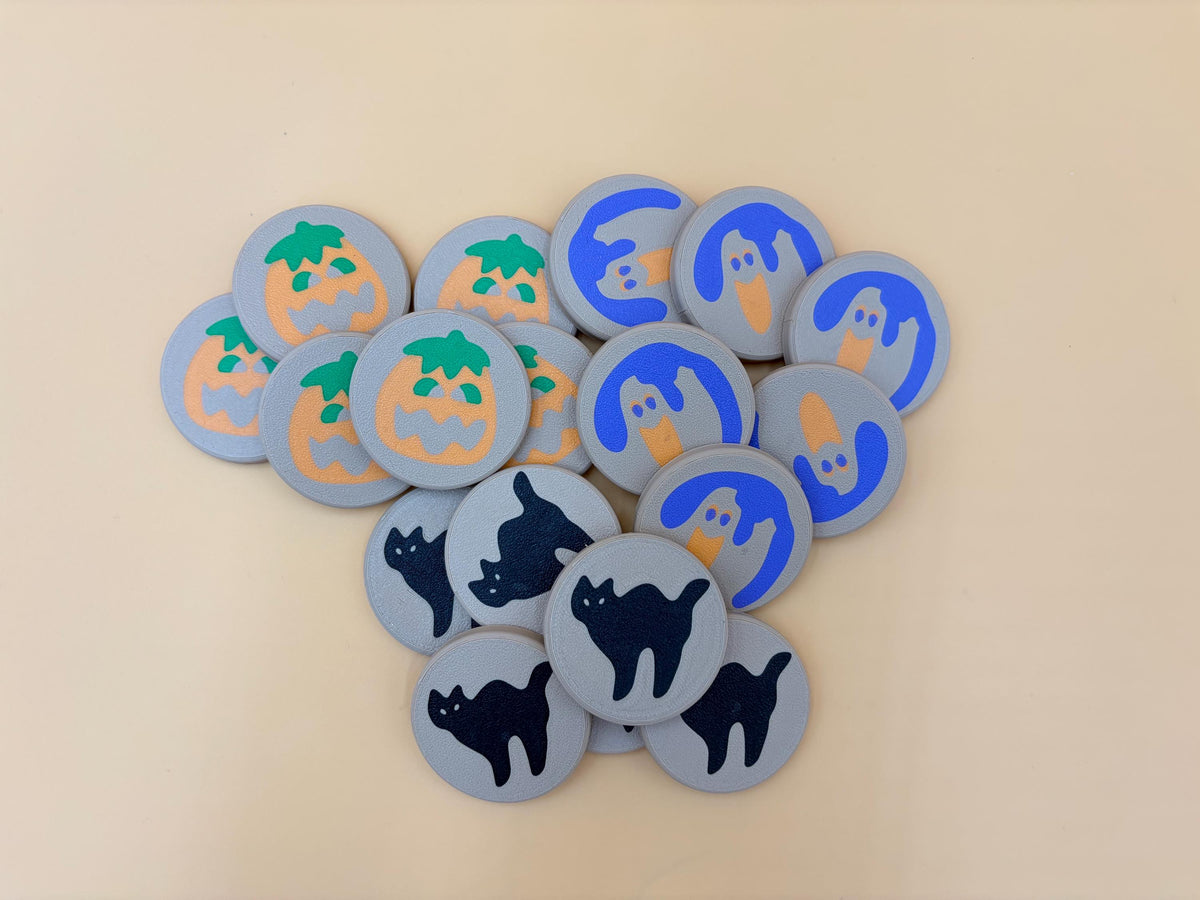 Cookie Magnets Halloween Decor | Sugar Cookie | 90's Decoration | Trick or Treat | Ghost | Pumpkin | Black Cat | Party Favor | Fridge Magnet