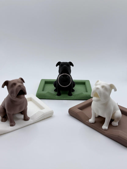 Personalized English Bulldog Ring Holder | Pet Lover Gift