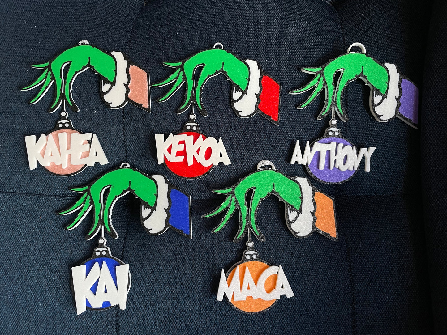 Grinch Inspired Ornament | Personalized Christmas Ornament