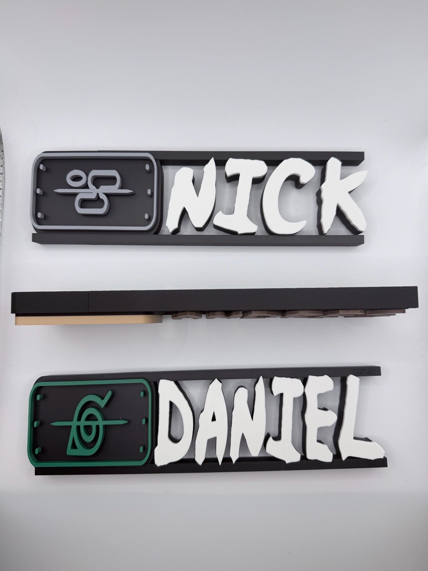 Custom One-of-a-Kind  Name Plate | Personalized Desk or Shelf Decor | Anime | Ninja | Custom Gift