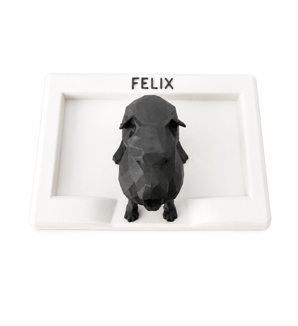 Custom Dog Ring Holder with Dog Bed Dish (Small or Large) – Personalized Gift for Her – Multi-Breed 3D Design –Engagement or Pet Lover Gift