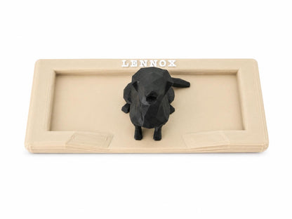 Custom Dog Bed Ring Holder | Personalized Pet Jewelry Dish