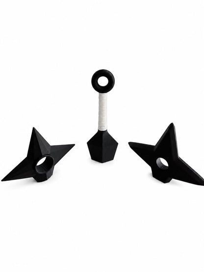 Ninja Shuriken & Kunai Fridge Magnet Set | Anime Gift