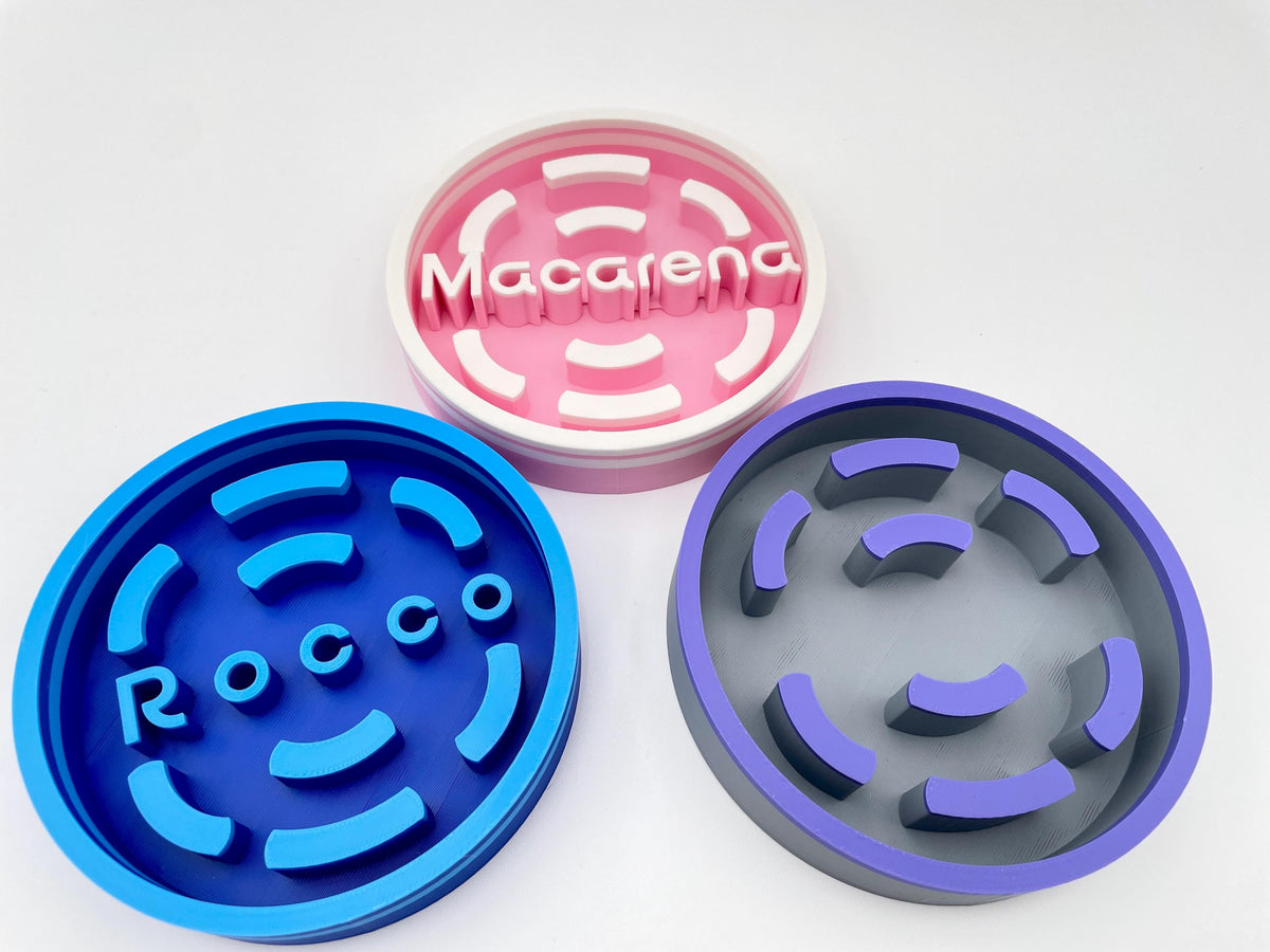 Personalized Dog Bowl | 3D Printed, Custom Pet Feeder