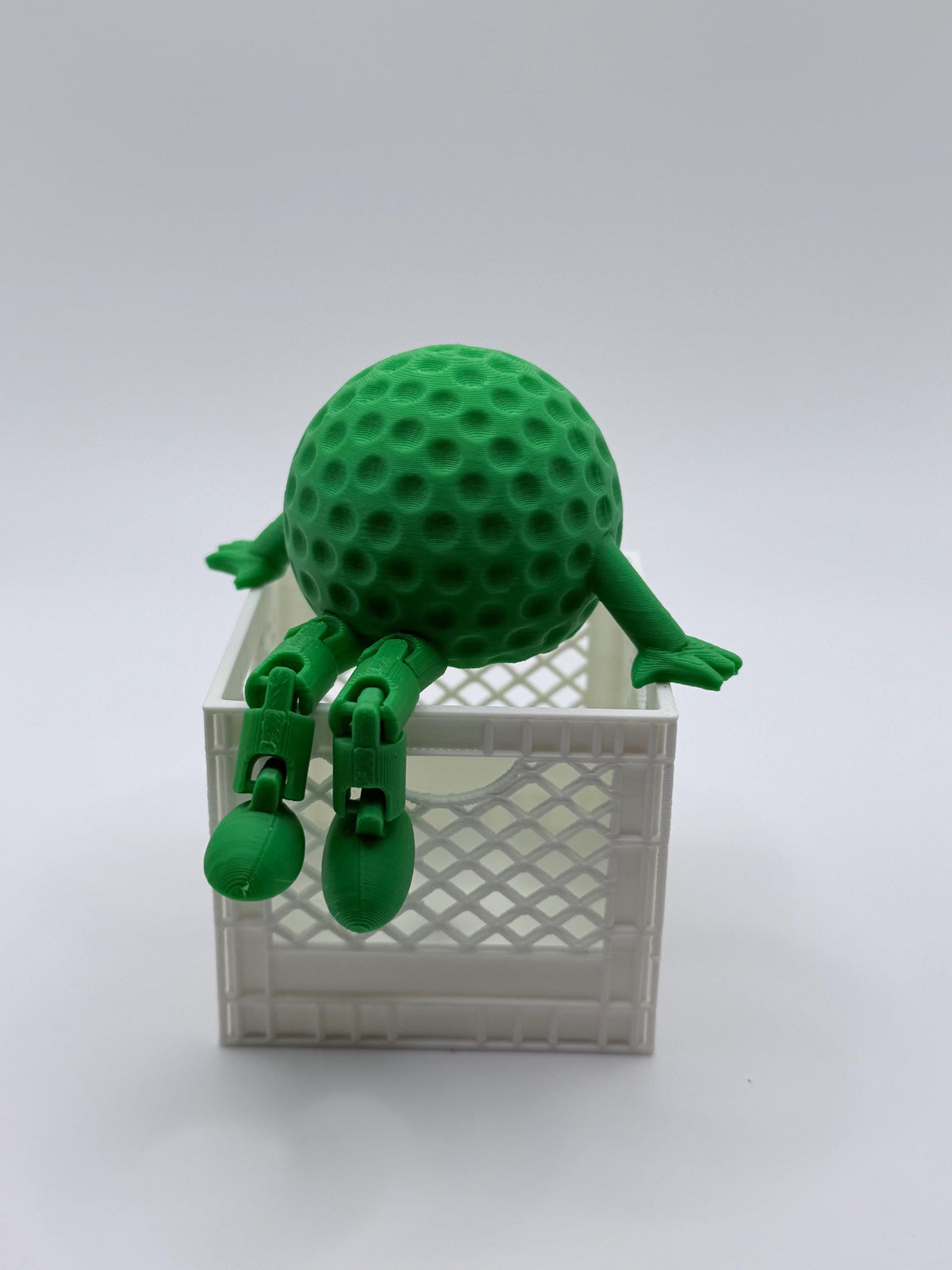 Mini Milk Crate Organizer | 3D Printed Stackable Storage Bin, Desk Organizer, Cute Plastic Crate, Teacher Gift, Dorm Decor
