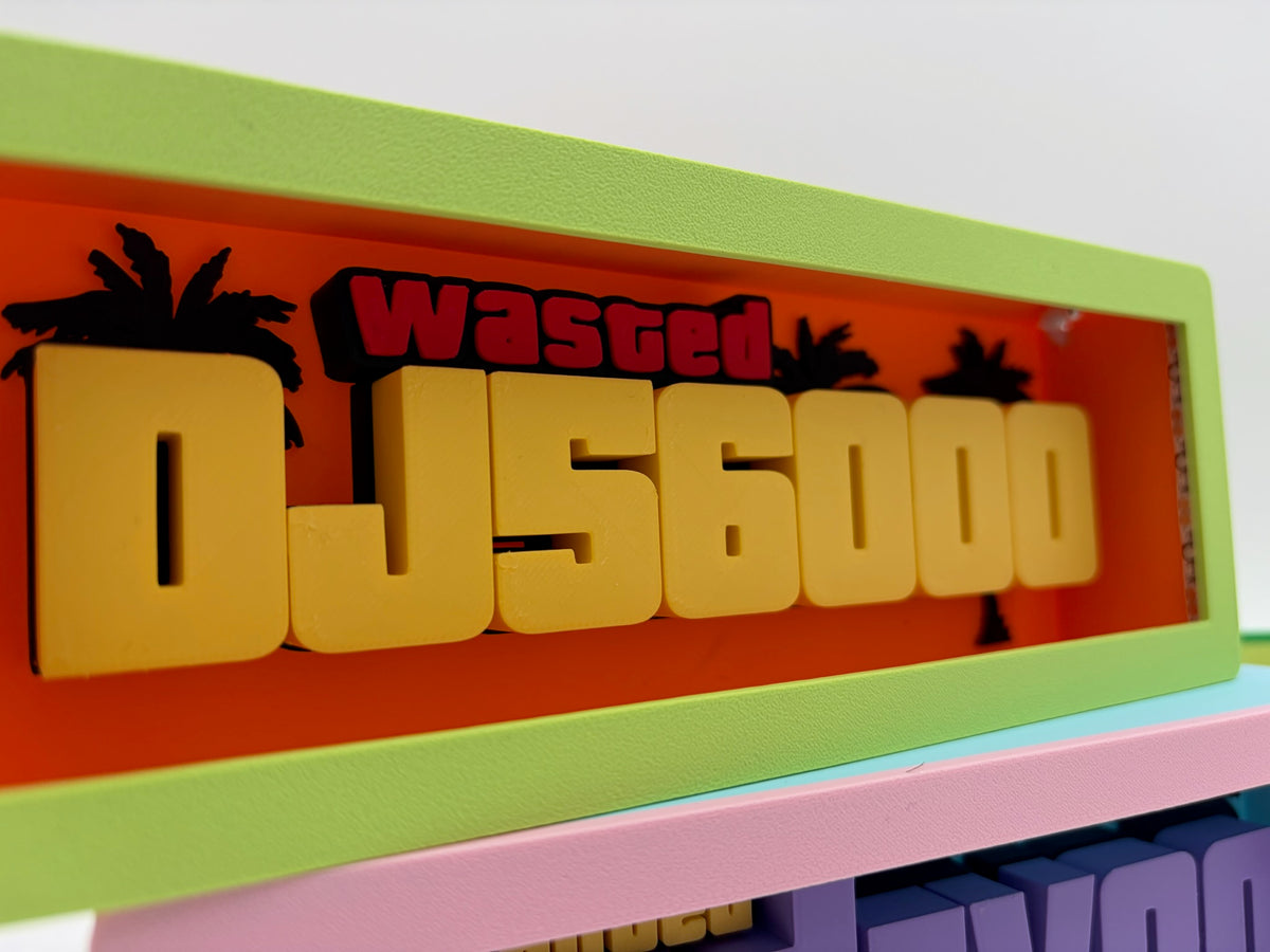 Custom Gaming Lightbox | Personalized Desk Decor