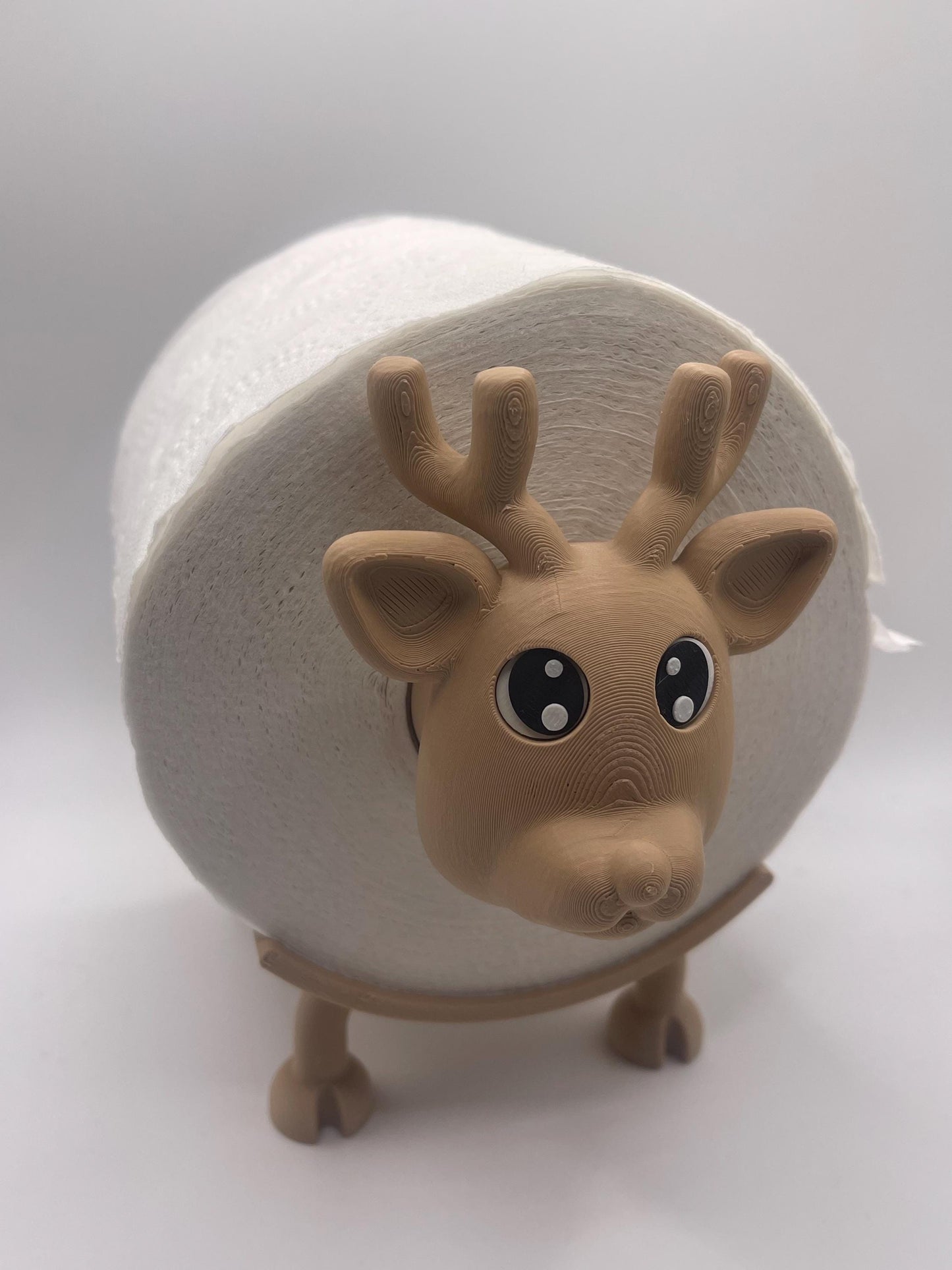 Funny Animal Toilet Paper Holder, Unique Bathroom Decor, Cute Farmhouse Bathroom Accessory, Gift for Animal Lovers, Quirky Home Decor