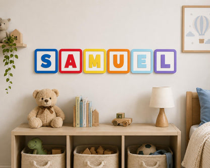 Personalized Toy Story Letter Blocks | Custom Name Letters | 3D Printed Nursery Wall Decor | Baby Shower Gift | Kids Room Name Sign | Alphab