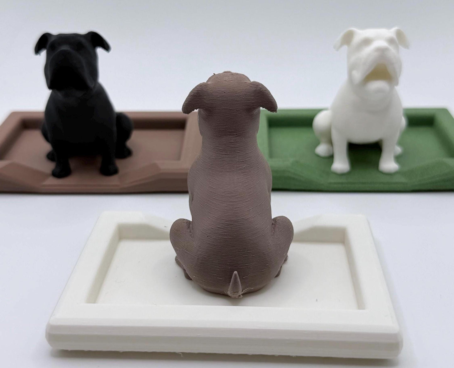 English Bulldog Ring Holder | 3D Printed Dog Lover Gift