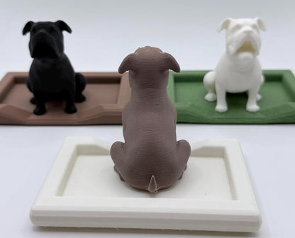 English Bulldog Ring Holder | 3D Printed Dog Lover Gift