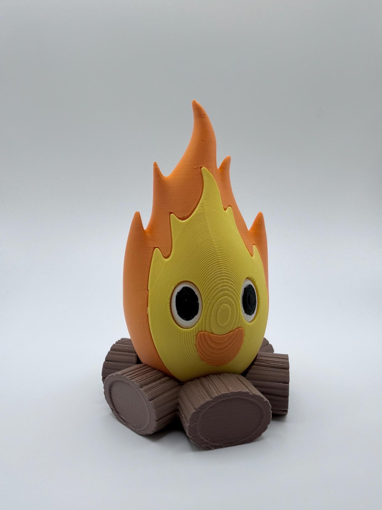 Chibi Fire Demon Bookshelf Decor | Fire Spirit Book Nook Shelf Insert | Fantasy 3D Printed Bookshelf Buddy | Book Lover Gift