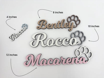 Personalized Dog Food Sign | Wall Decor