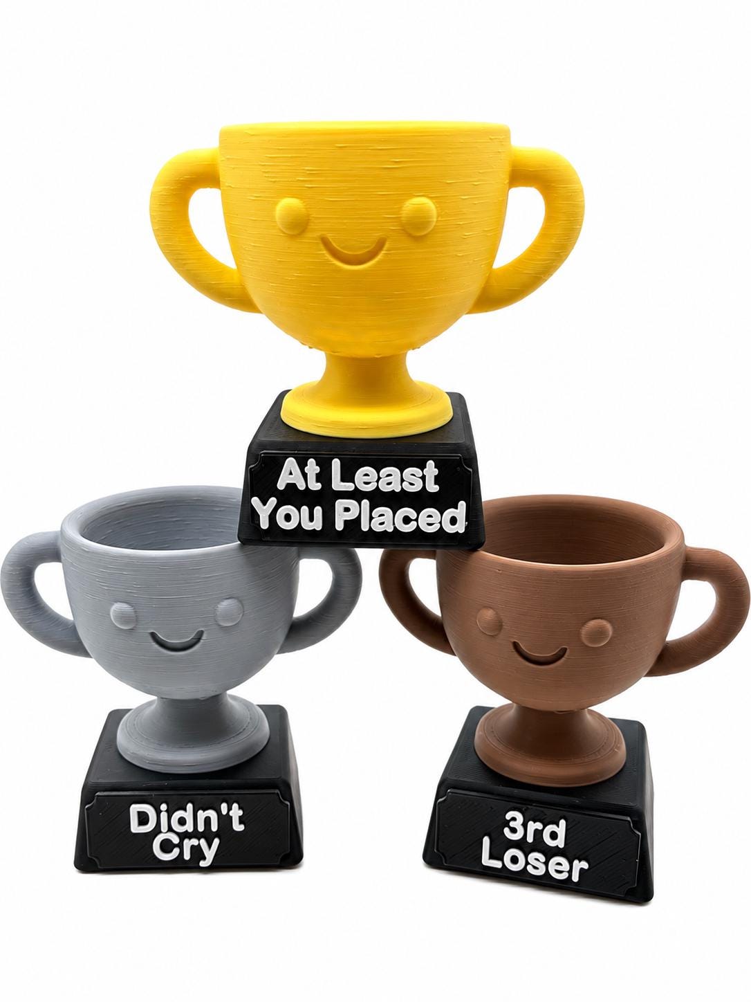 Funny Custom Trophy Award – 3D Printed Personalized Mini Trophy Cup, Gag Gift, Funny Desk Decor, Coworker Gift