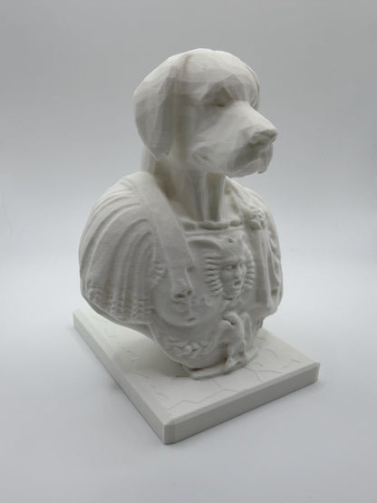 Roman Bust Pen Holder | Elegant Desk Organizer Gift for Him
