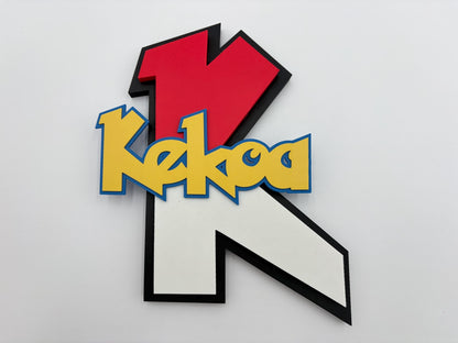 Custom 3D Anime Nameplate | Kids Gamer Room Door Sign