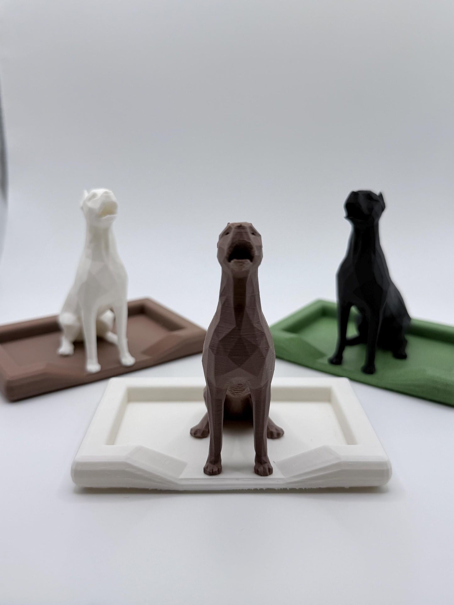 Pit Bull Ring Holder with Dish | Dog Lover Gift