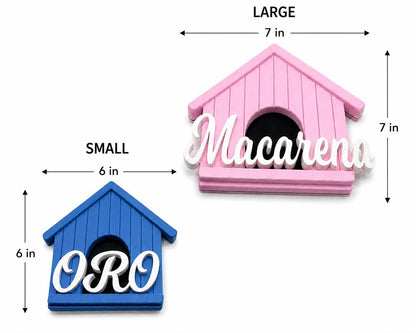 Personalized Dog House Name Sign | Puppy Room Wall Decor