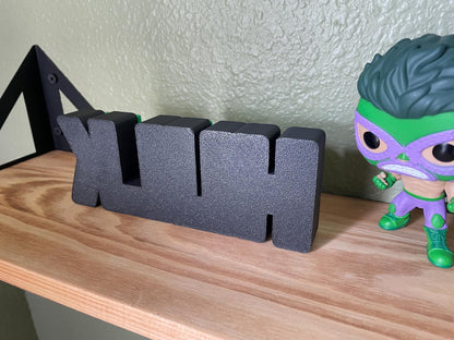 Strong Hero-Inspired 3D Sign | Powerful Wall & Desk Decor