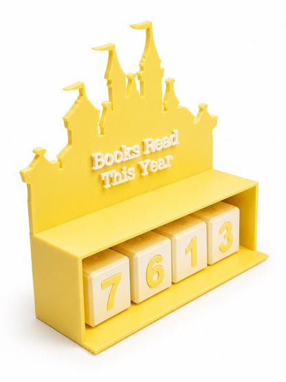 Fantasy Castle Books Read Tracker | BookTok Shelf Decor