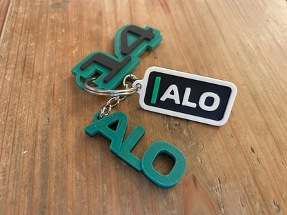 Fernando Alonso #14 Driver Keychain, F1 Racing Gift