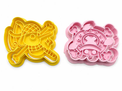 Pirate Theme Cookie Cutter Set | Anime Baking Molds