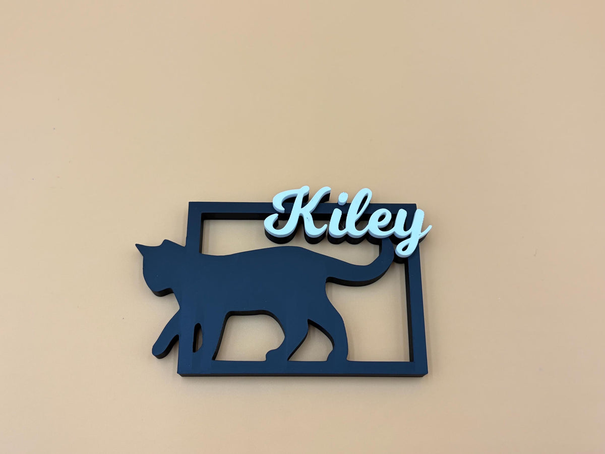 Personalized Cat Sign | Custom Name Sign | Cat Sign | Food Sign | Wall Decor | Personalized Sign | Pet Gifts | Gift | Mom | Kitten | Catio